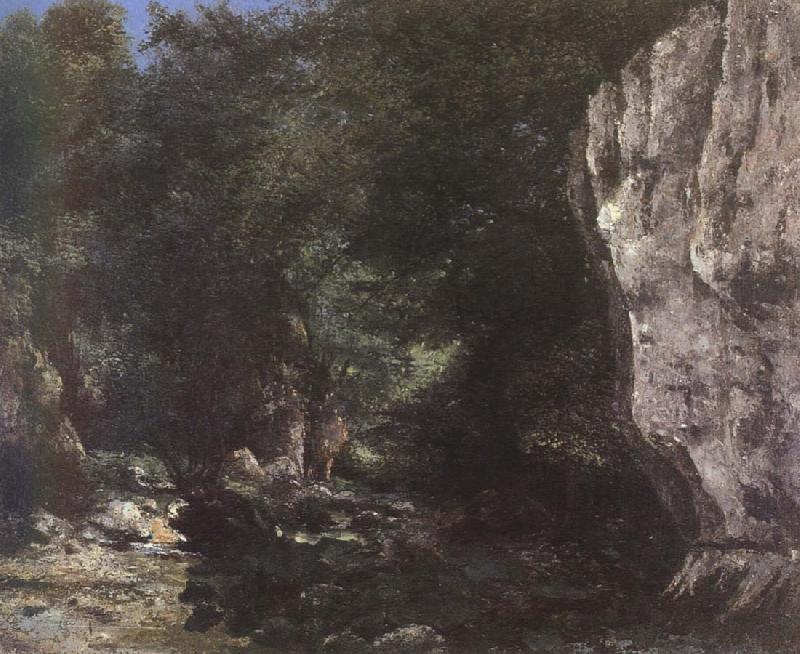 Gustave Courbet Stream oil painting image